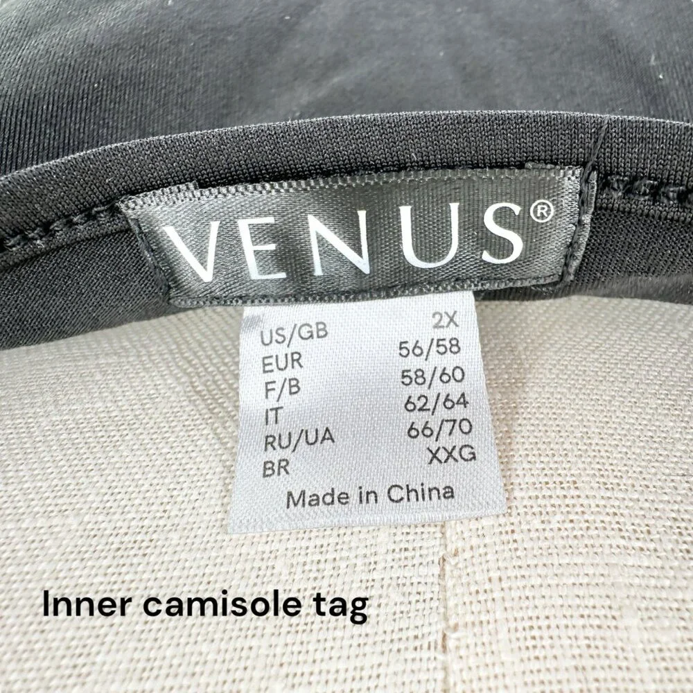 Venus Black Ribbed Knit Long Sleeve Sweater Dress 2X Flared Hem Lightweight NWT - Picture 6 of 16